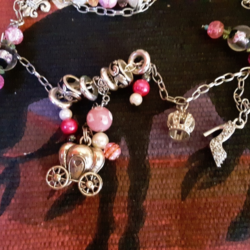 Eclectic Cinderella bobble necklace